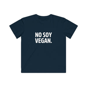 "No Soy Vegan" Kids Jersey Tee