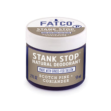 STANK STOP DEODORANT, SCOTCH PINE+CORIANDER, 2 OZ-FATCO1-FATCO Skincare Products grass fed tallow paleo skincare natural deodorant aluminum free