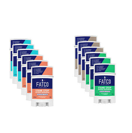 Stank Stop Deodorant, Stick, 1.7oz, Mixed Case of 12