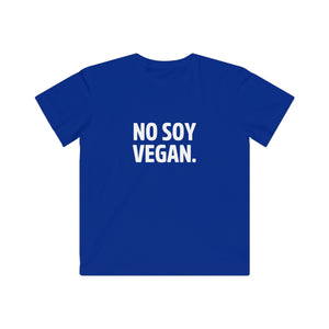 "No Soy Vegan" Kids Jersey Tee