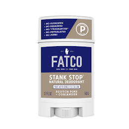 Stank Stop Natural Deodorant, Scotch Pine+Coriander, 1.7 oz, Case of 12