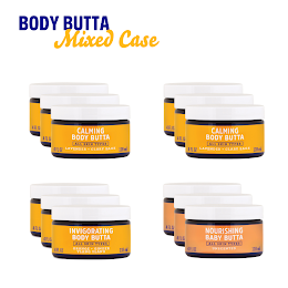 Body Butta, 4oz, Mixed Case of 12