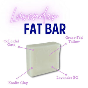 Lavender Fat Bar, 4 Oz