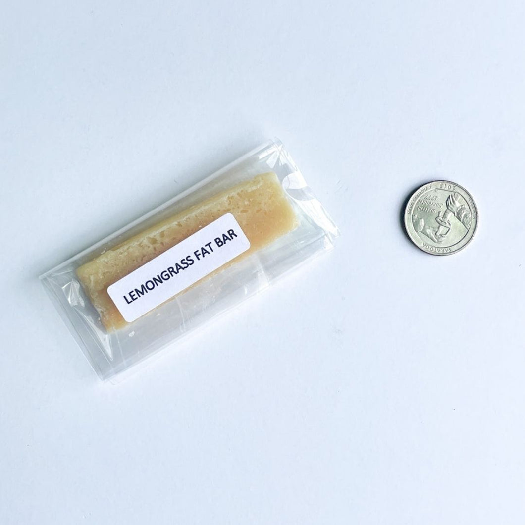 Lemongrass Fat Bar, Sample