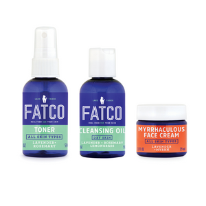 Facial Skincare Basics - Dry Skin-FATCO Skincare Products paleo skincare OCM cleanser set myrrhaculous toner