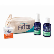 FACIAL SKINCARE SET FOR OILY SKIN-FATCO Skincare Products paleo skincare OCM oil cleanser toner myrrhaculous tallow balm face cream bag tote travel