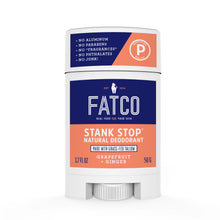 STANK STOP DEODORANT STICK, GRAPEFRUIT+GINGER, 1.7 OZ-FATCO1-FATCO Skincare Products grass fed tallow paleo skincare natural deodorant aluminum free