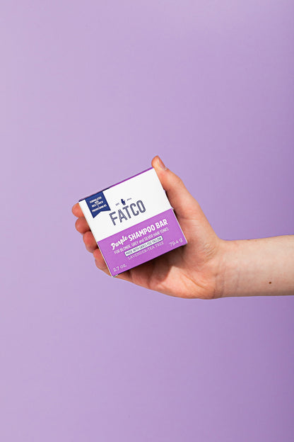 fatco purple tallow based shampoo bar