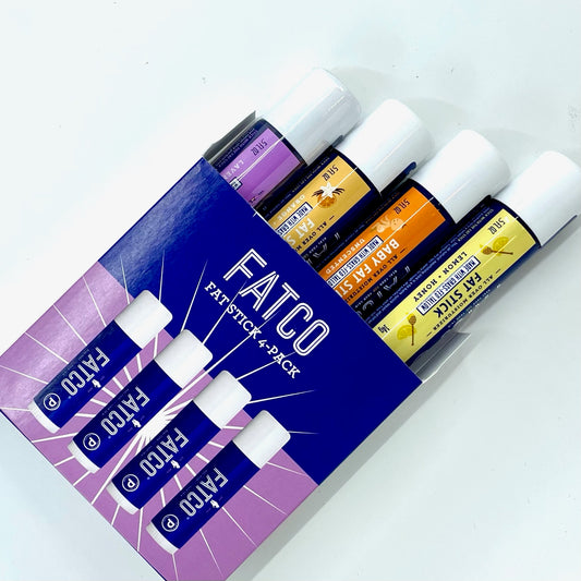 FAT STICK 4-PACK (Build Your Own)-FATCO Skincare Products tallow balm paleo skincare eczema psoriasis moisturizing anti aging nourishing