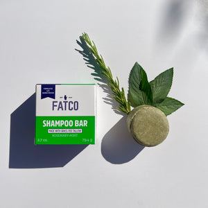 FATCO tallow based Shampoo Bar rosemary mint