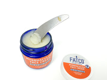 fatco stainless steel scoop in myrrhaculous face cream