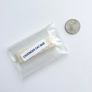 Lavender Fat Bar, Sample