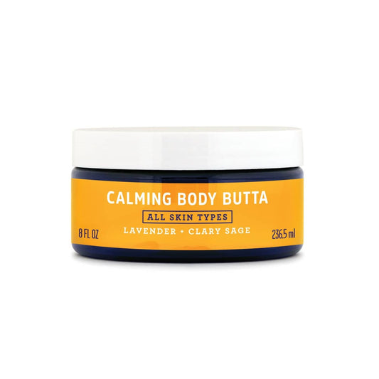 FATCO Calming Body Butta 8 oz — tallow body moisturizer, lavender + clary sage, family size